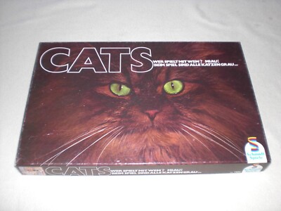 Schmidt Spiele - Cats - Wer spielt mit wem Miau - Brettspiel mit Katzen Figuren