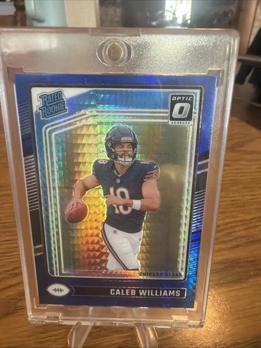 2024 Panini Donruss Optic - Rated Rookie Caleb Williams #201 Blue Hyper Prizm
