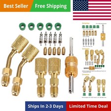 R410a Adapter for Mini Split System, Charging Vacuum Port Adapter, 5/16 Femal...