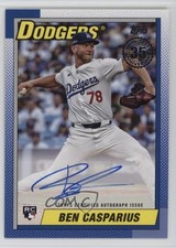 2025 Topps Series 2 1990 Topps Baseball Auto Ben Casparius #90B2-BCA Auto 11bi