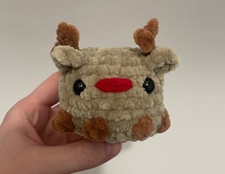 Crochet Mini Reindeer Plushie