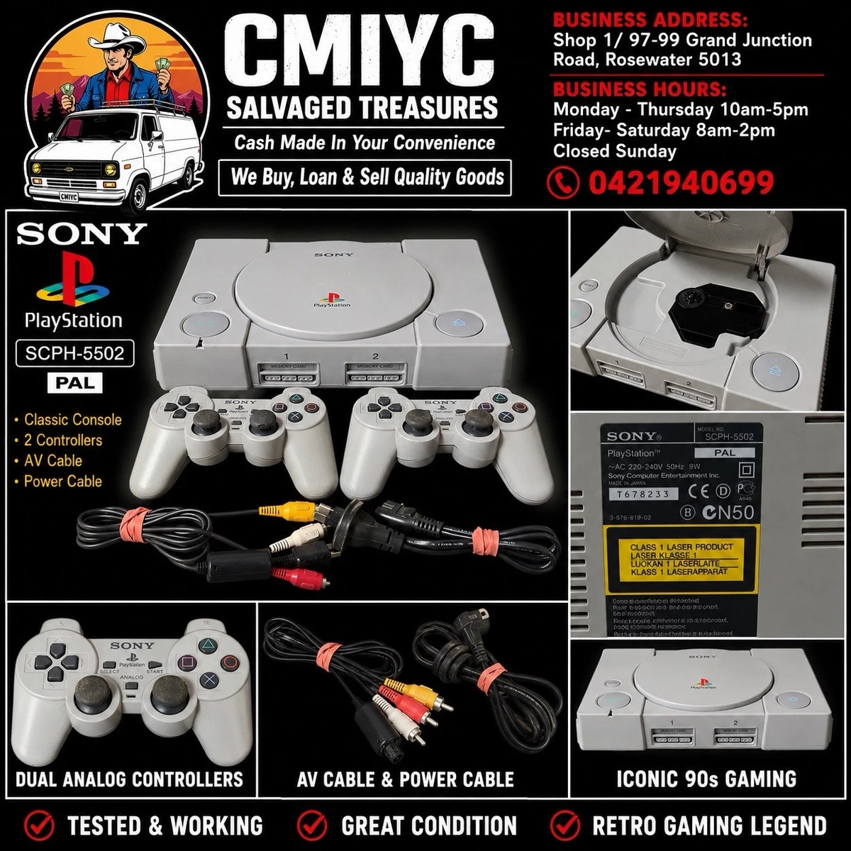 Sony PlayStation 1 VGA Video Game Consoles for sale | eBay