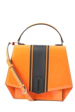 BYREDO Henkeltasche Klein Damen Tasche orange-schwarz Casual-Look