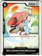 One Piece Promotion Release Event Card OP14-085 Miss. Goldenweek (Marianne)