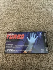 Pip Gloves,Disposable,5 mil,Blue,XL,PK100 63-332PF/XL Pip 63-332PF/XL XL