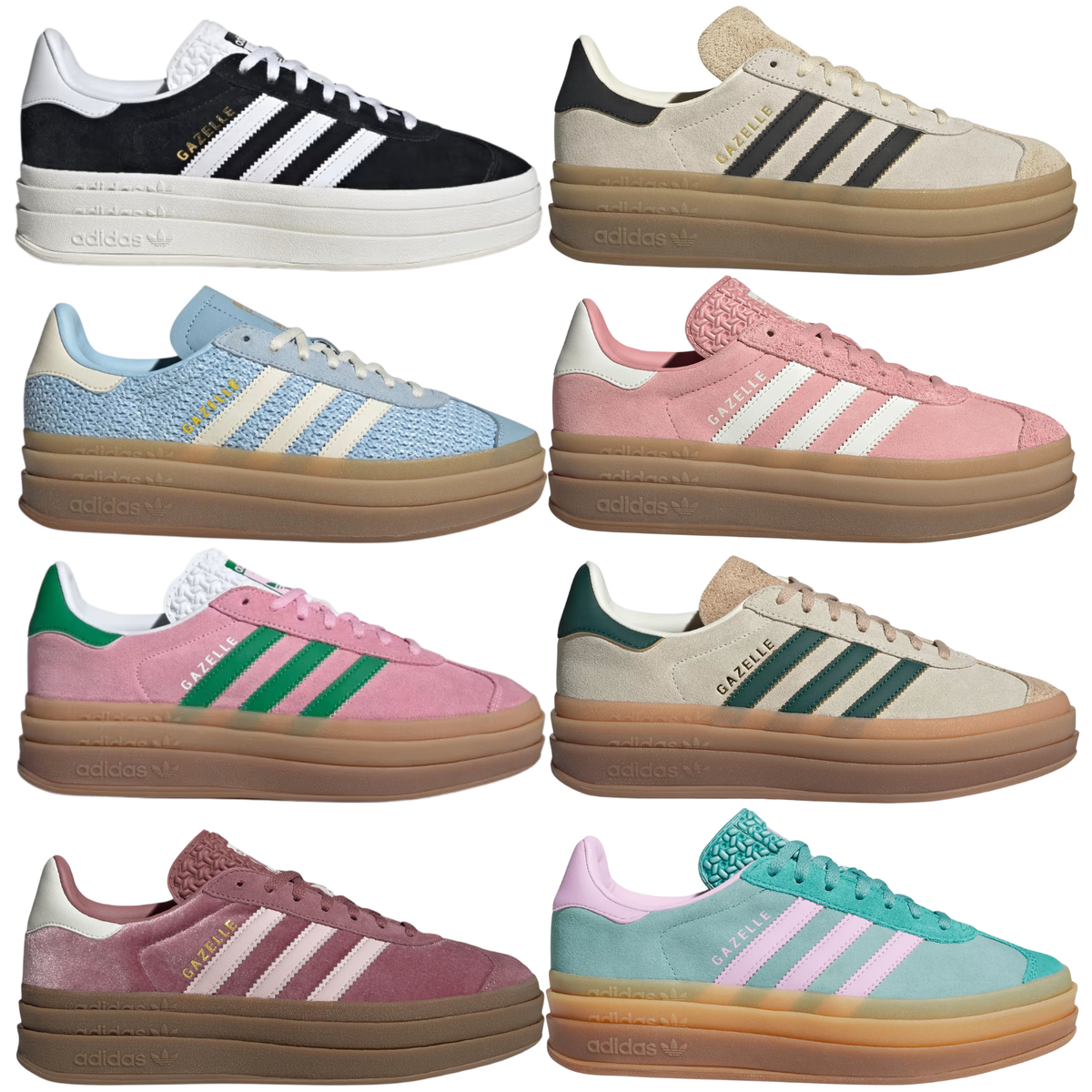 Adidas Originals Gazelle Bold Women Sneaker Shoe Size 6-11 New