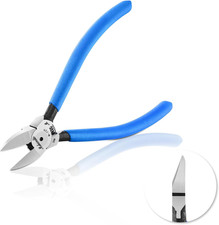 Wire Cutters Flush Cutters for Jewelry Making, Ultra-Sharp Side Cutters, CR-V Di
