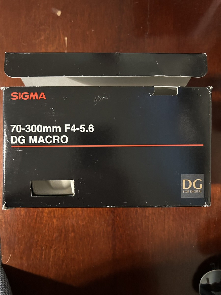 Sigma DG 70-300mm 1:4-5.6 Macro Lens MADE IN JAPAN | eBay