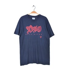 80S Dio Vintage T-Shirt Band ??? Holy Diver Size L Old Clothes Aab1353
