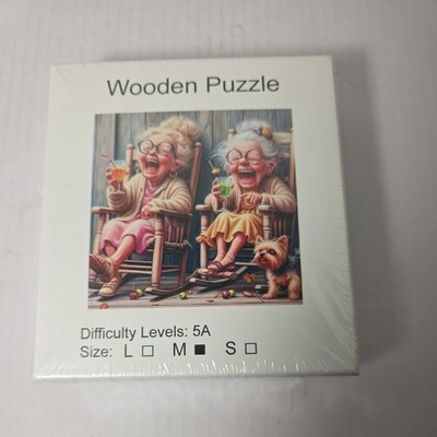  Wooden Puzzle For Children Ages 3 And Up. New & Sealed.