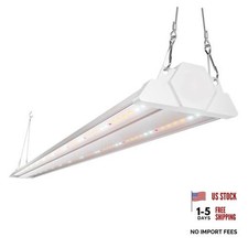 Pack 4ft LED Grow Light, 60W 350W Equivalent , Sunlike 1 Red White Spectrum