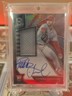 2020 Panini Spectra Patrick Sandoval On Card Rookie Patch Auto  PRIZM /199