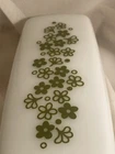 🌼Vintage Pyrex Green Spring Blossom Crazy Daisy 7 inch Butter Dish w/Lid