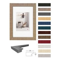 Bilderrahmen 15X20 Cm Schwarz Mit Passepartout, Holzrahmen Walther Design HO352B