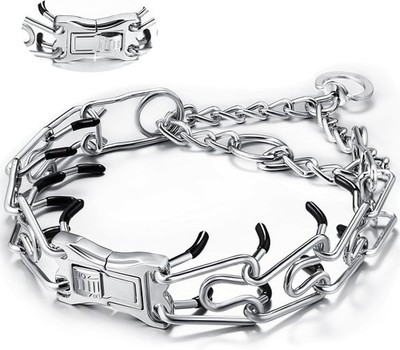 Prong Collar for Dogs Adjustable Quick Release Stainless Steel Dog Pinch Trai...