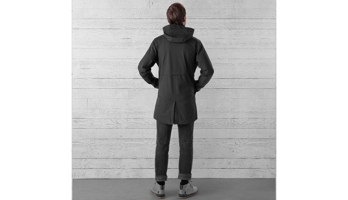 CHROME クローム STANTON RAIN TRENCH Chrome Stanton Rain Trench jacket Black | Dressinn