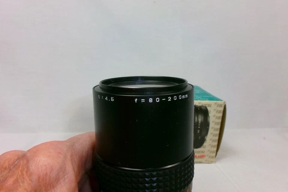 Фокусный зум-объектив 80-200 мм F4.5 для крепления макрофокуса Canon с многослойным покрытием - Изображение 4 из 4