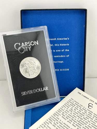 1882-CC $1 Morgan Silver Dollar CARSON CITY GSA Uncirculated Coin with OGP