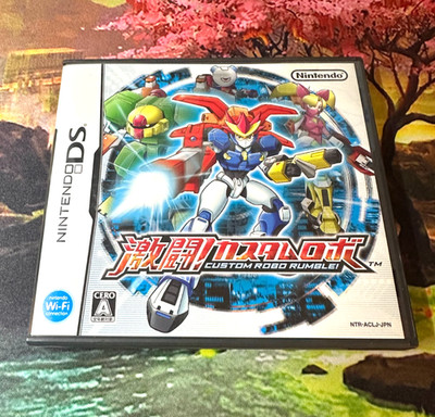 Gekitou! Custom Robo Rumble Nintendo DS Japan Import Complete CIB - US Seller