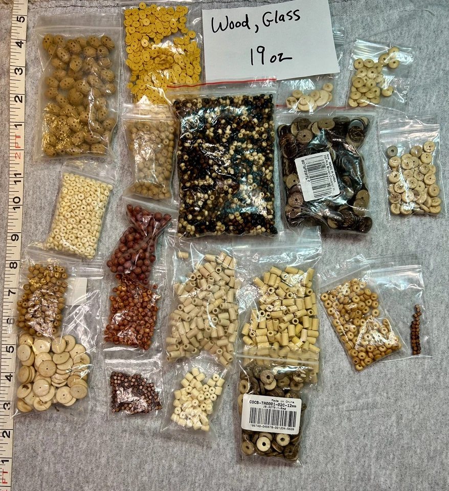 Большой лот бусин - изготовление ювелирных изделий - продажа недвижимости - стекло, камень, подвески и многое другое - Изображение 4 из 4