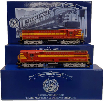 Lionel Century Club II 6-18340 Fairbanks-Morse Train Master A-A Demonstrators 