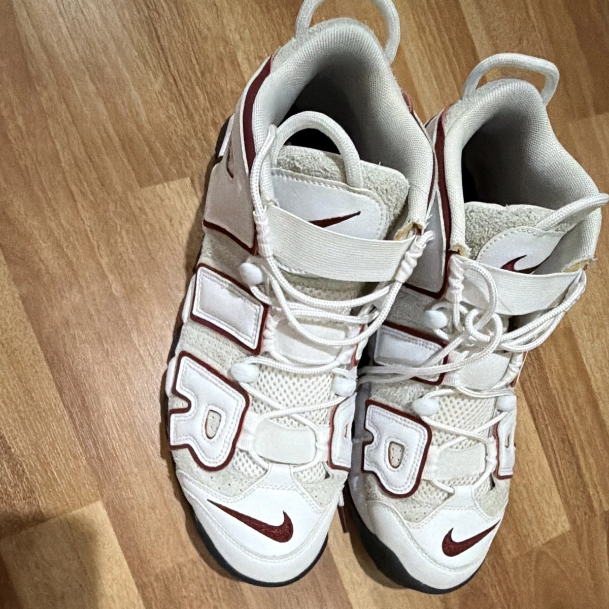 Preços baixos em Nike Air More Uptempo White Red | eBay