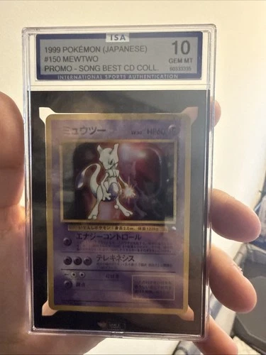 Mewtwo Glossy Promo No. 150 Vending Series Lv30 CD ISA/PSA 10