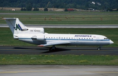 Orig. Aircraftslide/Dia   Avioimpex   Yakovlev Yak-42D  RA-42432