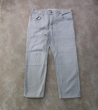 Jeans rectos vintage Arizona originales para hombre 38x34 beige denim Y2K