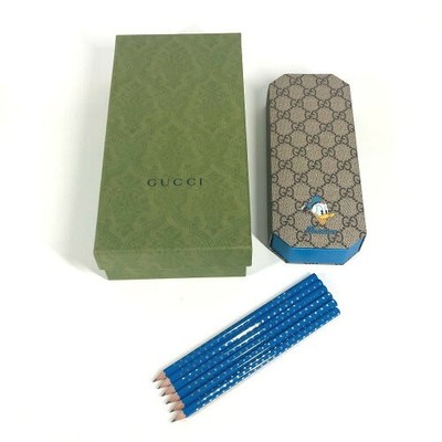 GUCCI 662087 DISNEY Donald Duck 6 Bleistifte Schreibwaren unbenutzt mit Box
