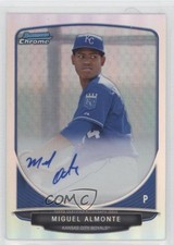 2013 Bowman Chrome Prospects Refractor 462/500 Miguel Almonte #BCA-MA Auto ex0