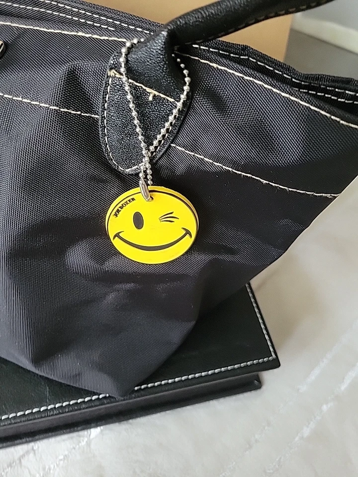 Joe Bozer Smile Purse Black 12x7 Inches - Image 2 of 4