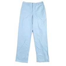 Dickies Regular Tapered Fit Work Pants Womens Size 8 Light Blue High Rise Cotton