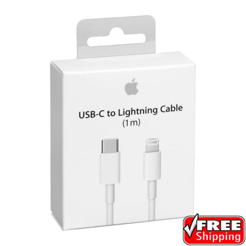 New Original Apple USB-C to-Lightning Fast Charging Cable MK0X2AM/A iPhone iPad - Afbeelding 1 van 3
