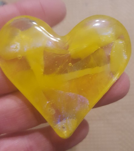 Corazones de vidrio - hechos a mano de vidrio fundido (ENVÍO GRATUITO) - Imagen 5 de 25