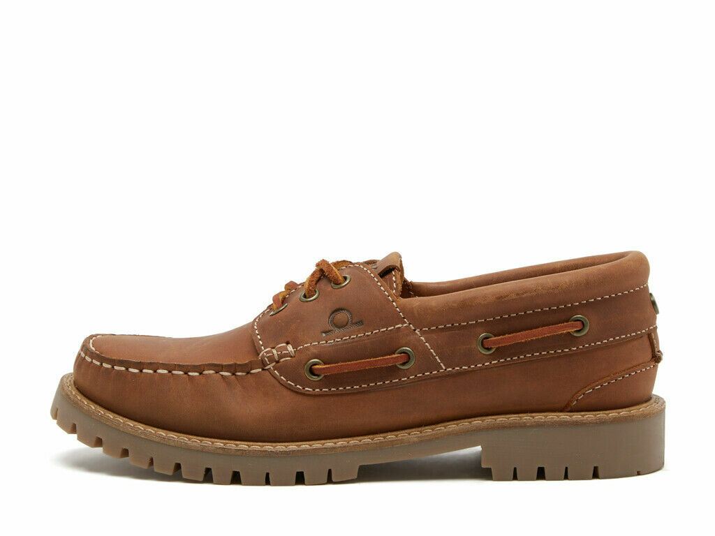 Chatham Sperrin Waterproof Boat Shoes in Cognac | eBay
