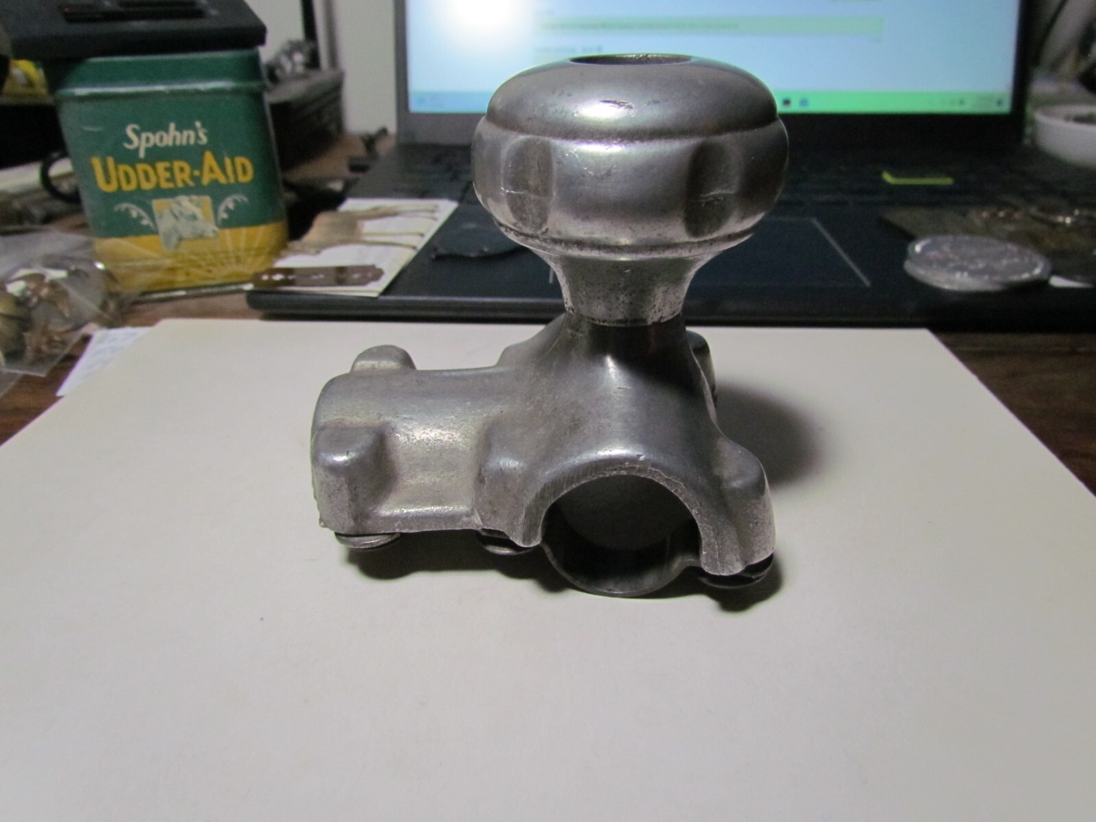 Vintage Steering Wheel Spinner Suicide Knob Heavy Duty Aluminum Hot Rod