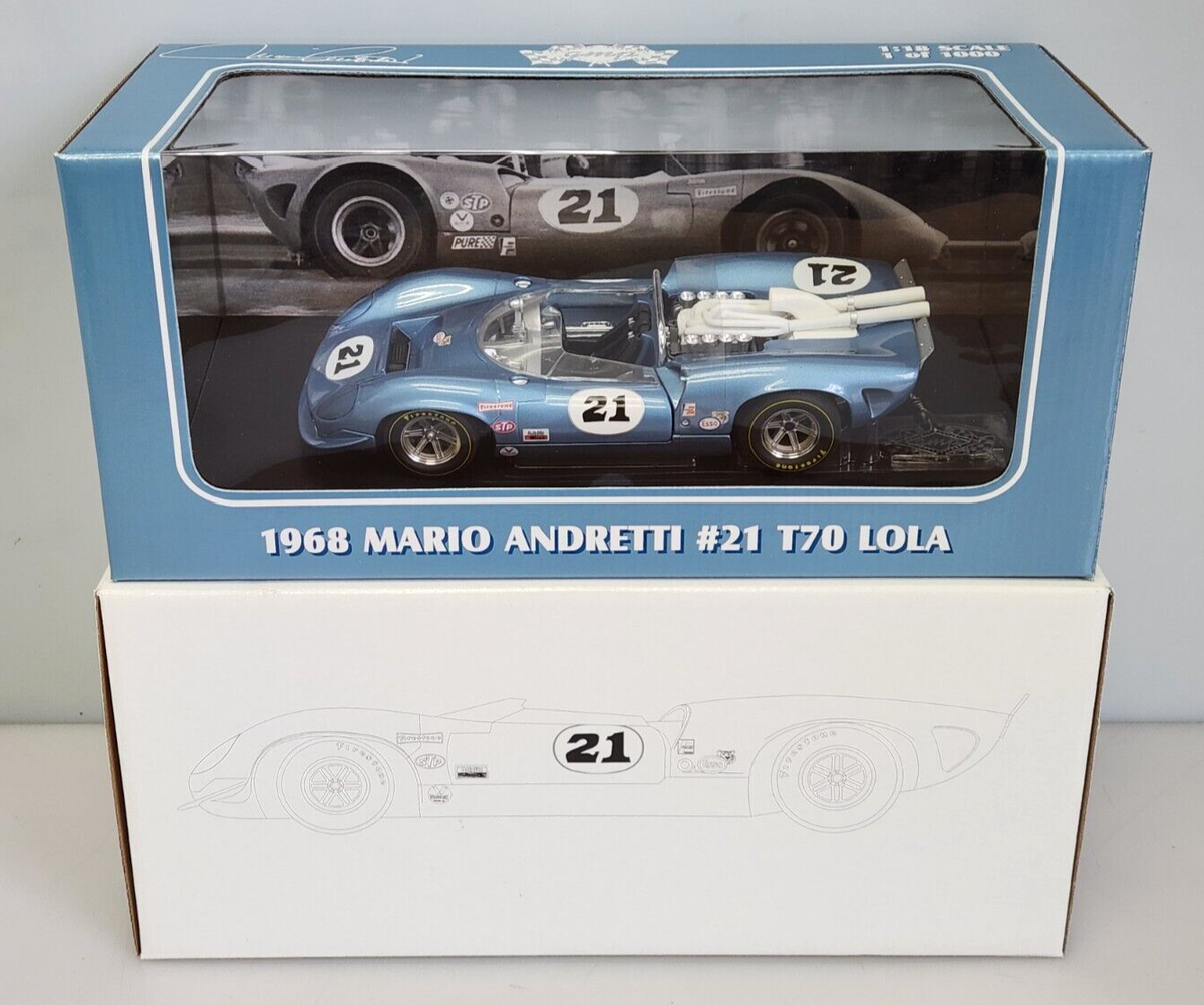GMP 1968 Mario Andretti #21 T70 Lola, 12006M, 1:18 Diecast Limited