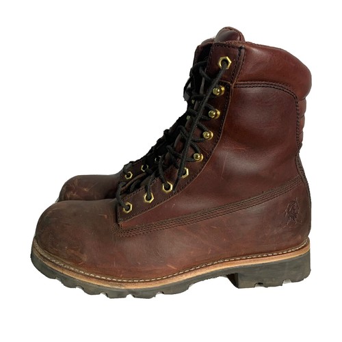 Chippewa Fireman Boots 9D Genuine Leather (also used for search