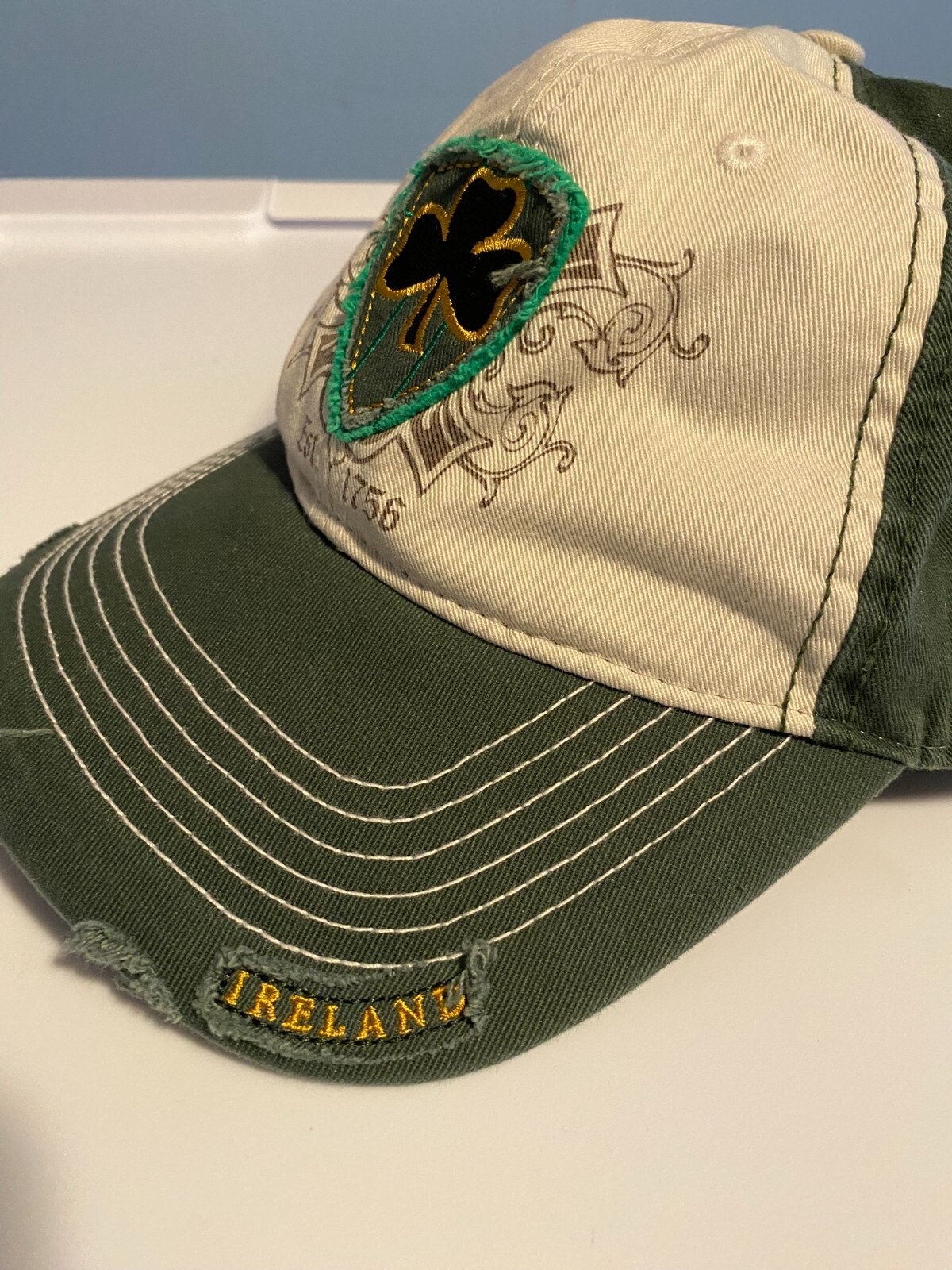 Ireland Established Distressed Adjustable Cap Hat… - image 2