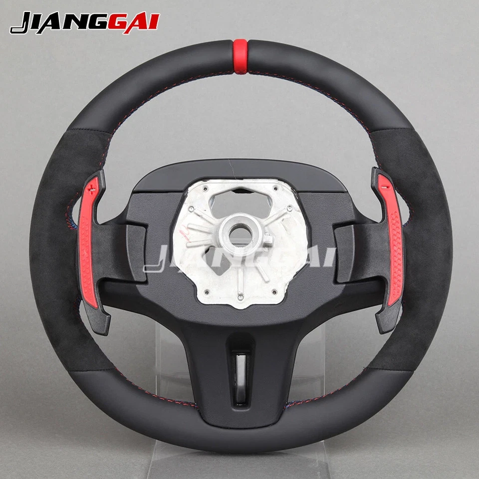Full Leather Steering Wheel for BMW G11 G15 G30 F90 X3m X5 X6 X7 M5 M6 with Trim - Image 3 of 4