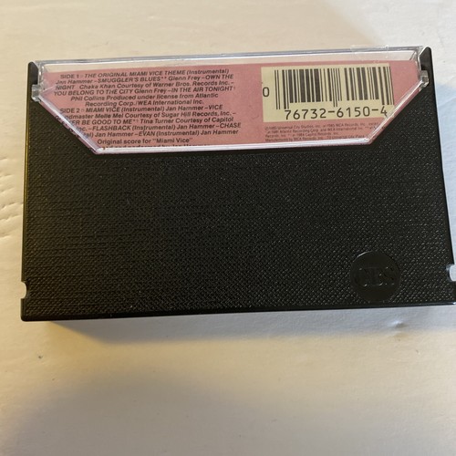 Miami Vice - 1985 - Television Soundtrack Cassette Tape Crockett & Tubbs 80's TV - Picture 2 of 4