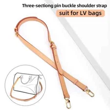 WUTA Leather Bag Strap For LV Speedy Shoulder Straps 100% Genuine Long Replaceme