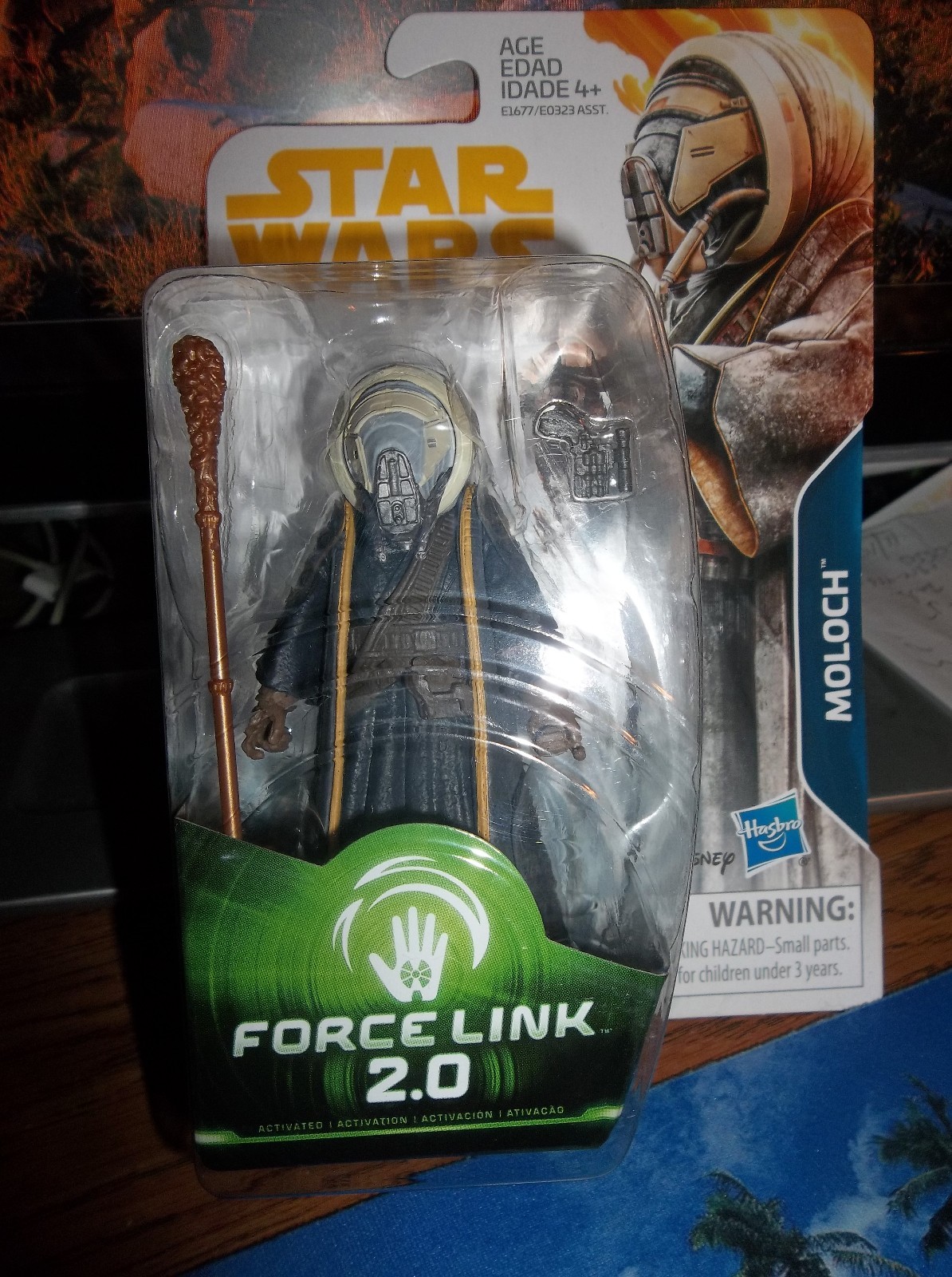 Star Wars Force Link 2.0 SOLO Moloch 3.75in Figure "BRAND NE