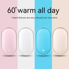 5000mAh Hand Warmers - Portable USB Rechargeable Mini Hand Warmer for Winter