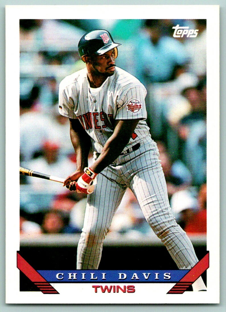 1993 Topps Chili Davis Minnesota Twins #455 | eBay