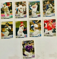 2018 TOPPS MLB (9 Stickers Collection Various MLB Teams)