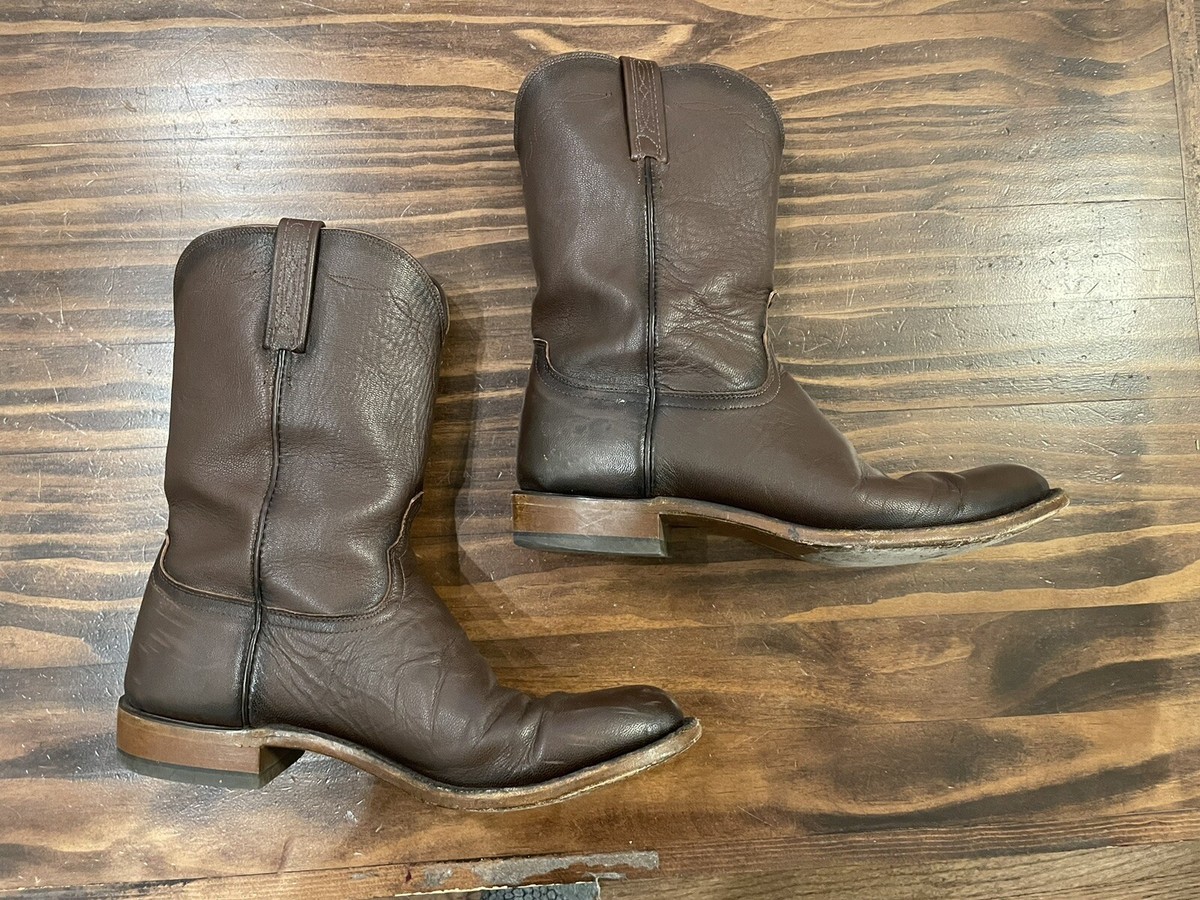 Lucchese Majestic Roper 12D Tobacco Brown | eBay