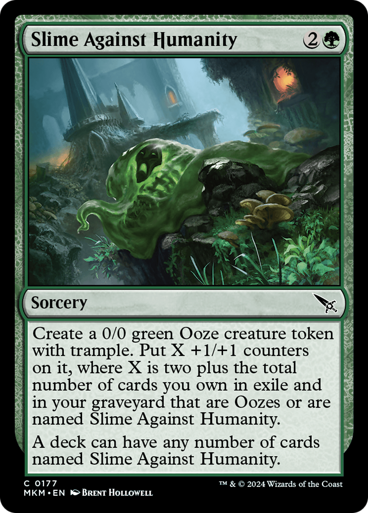 x1 Slime Against Humanity MKM MTG 177 COMMON M/NM 1x | eBay