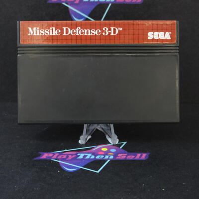 Missile Defense 3D - Sega Master System Cart Only Authentic / Tested  - (See P..